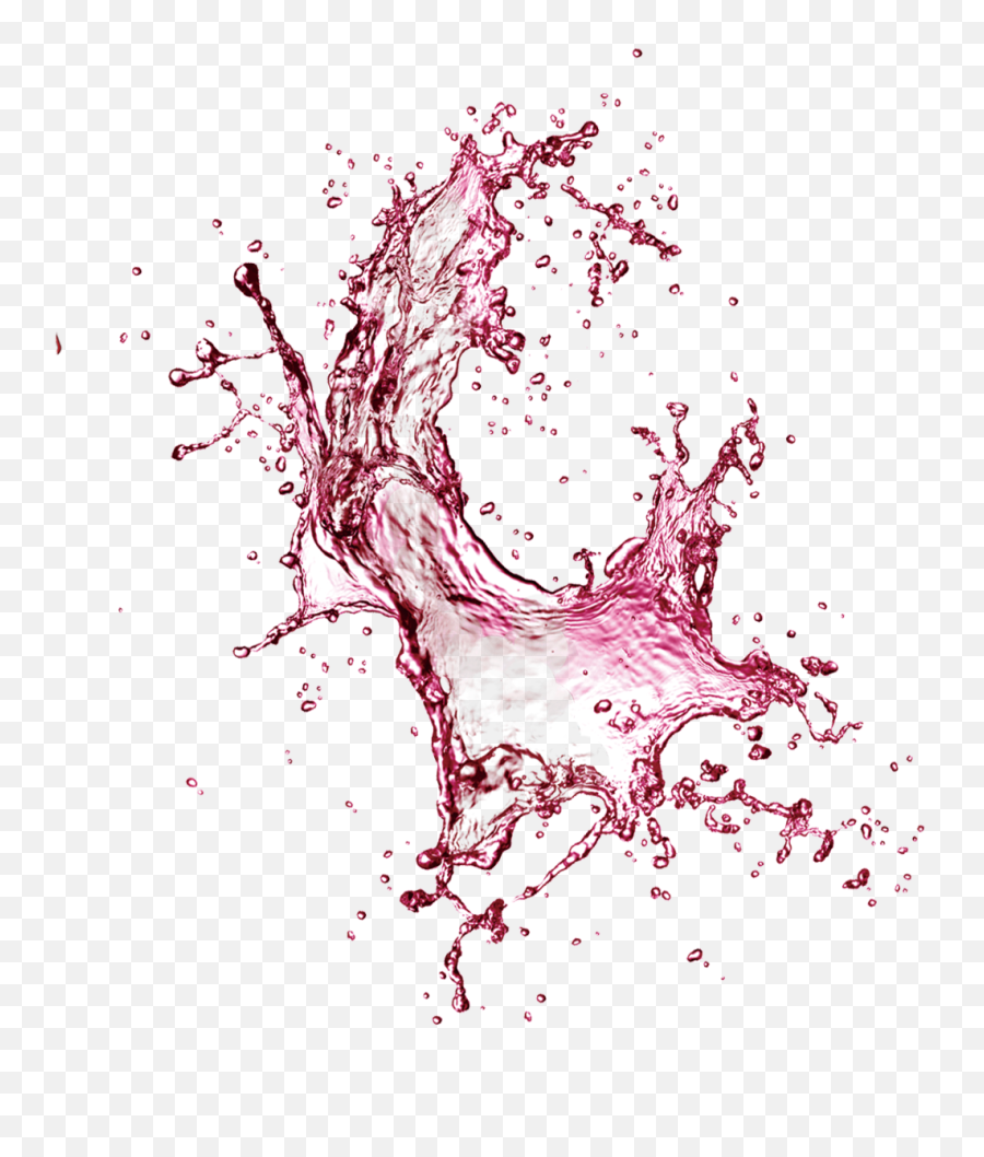 Purple Water Splash Effect Element - Water Splash Color Png,Water Effect Png