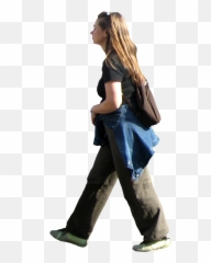 People Entourage Png Picture - Side View Walking