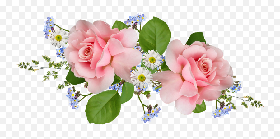 Flowers Bouquet Pink - Buquê De Rosas Png,Flowers Bouquet Png