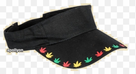Sun Blocker Marijuana Leaf - Baseball Cap png