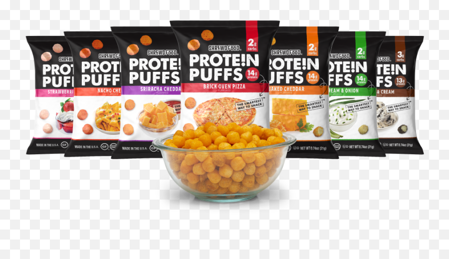 Protein Puffs - Shrewd Food Protein Puffs Png,Icon Meals Protein Cookie