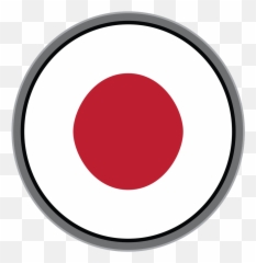 Japan Flag Png - Circle Transparent Cartoon Jingfm