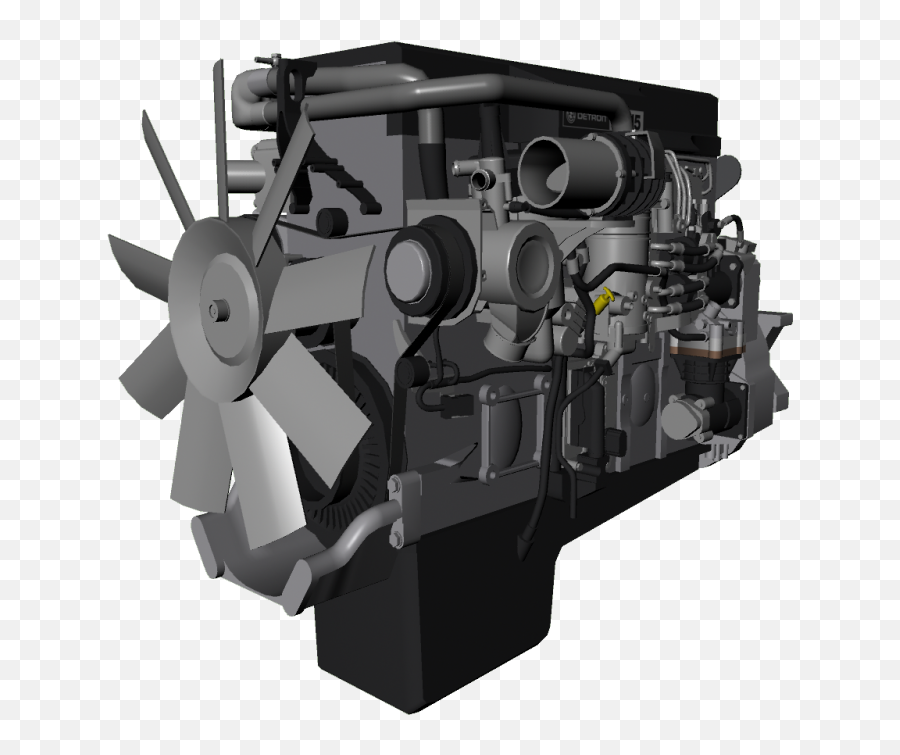 Detroit Dd15 Engine - Vertical Png,Icon Detroit