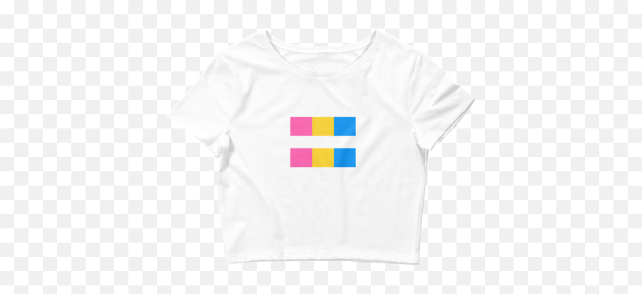 Hug With Pride Apparel A Heart - Crop Top With A Heart Png,Pansexual Flag Icon