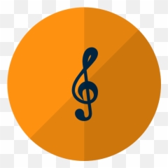 Treble Clef Musical Instrument Free - De Sol Icon png