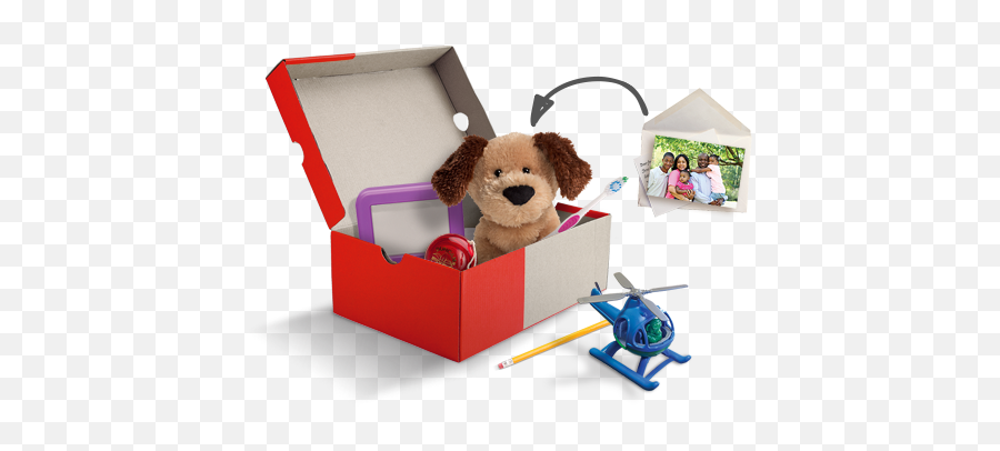 Official Shoebox Gift Suggestions - Shoe Box With Toys Png,Glue Stick Icon Kid