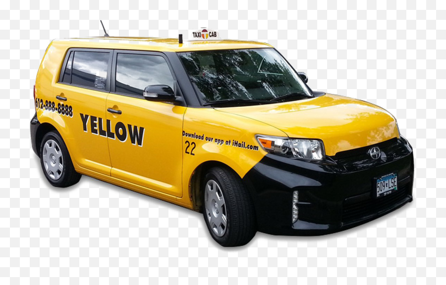 Download Hd Taxi Free Png Image - Taxi Yellow Cab Portable Network Graphics,Cab Png