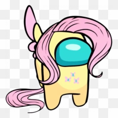 My Little Pony Fluttershy U2013 Free Printable Coloring Pages - Among Us Rarity png