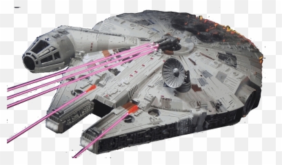 Millenium Falcon - Millennium Electronic Kenner png