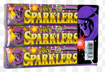 10 Inch Gold Sparklers Png
