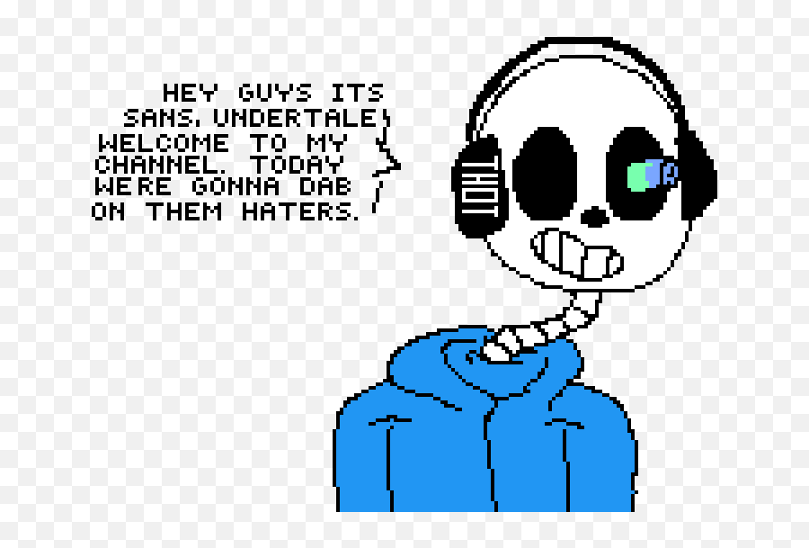 Pixilart - CROSS SANS by deathatar