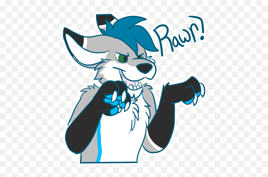 On Twitter I Put My Paws Up And Did The Rawr - Illustration Png,Goo Png