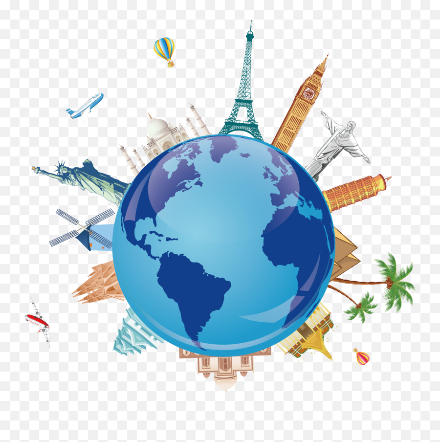 Location Clipart Travel Tourism - Travel The World Logo Png,Travel Clipart Png