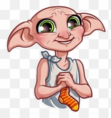 Download And Deathly Hallows Potter House Granger Elf - Harry Potter Stickers Png,Elf Png