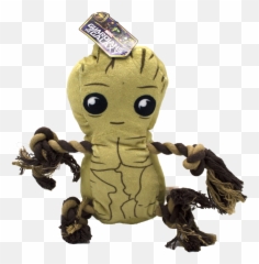 Fetch For Pets Marvel Guardians Of The Galaxy Groot Rope Buddy Toy - Stuffed png