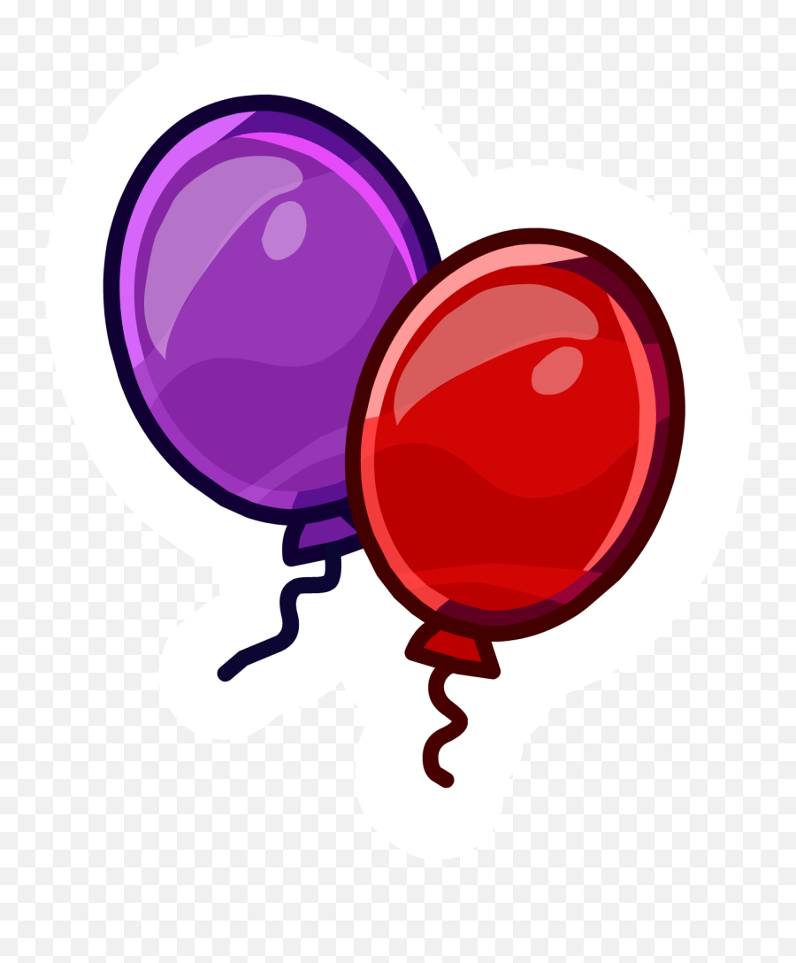 Download Anniversary Balloons Pin Icon - Club Penguin Balloons Png,Globos Png
