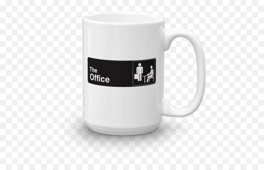 The Office Official Sign White Mug U2013 Nbc Store - Office Png,The Office Png