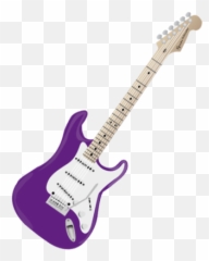 Free Purple Guitar Psd Vector Graphic - Vectorhqcom Fender Stratocaster Guitar Icon Png,Guitarra Png