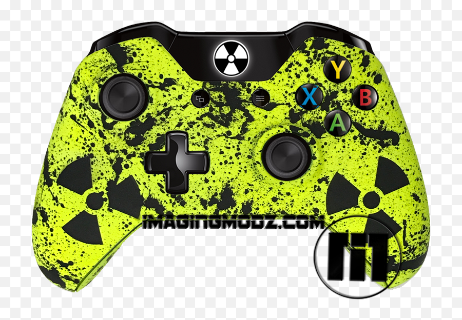 Radioactive Neon Yellow Xbox One - Game Controller Png,Radiation Symbol Png