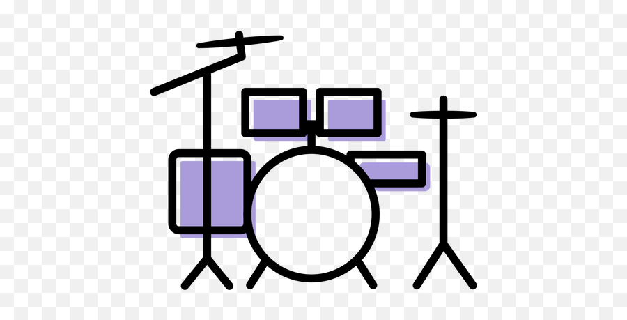 Music Drums Icon - Bateria Musical Para Dibujar Png,Musical Png