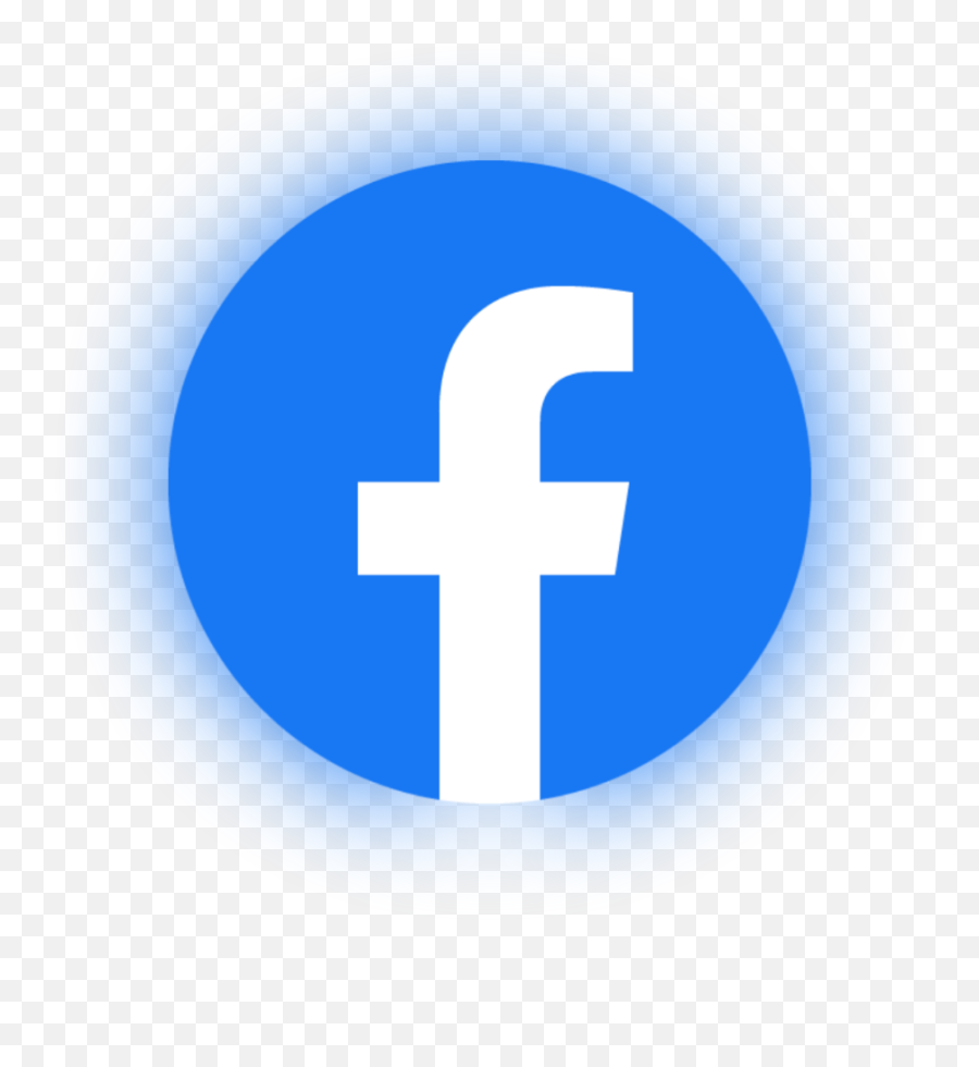 Facebook Logo Icon Neon Circle Sticker By U200eu200eu200eu200e - Digital Speedometer Png,Facebook Logo Images
