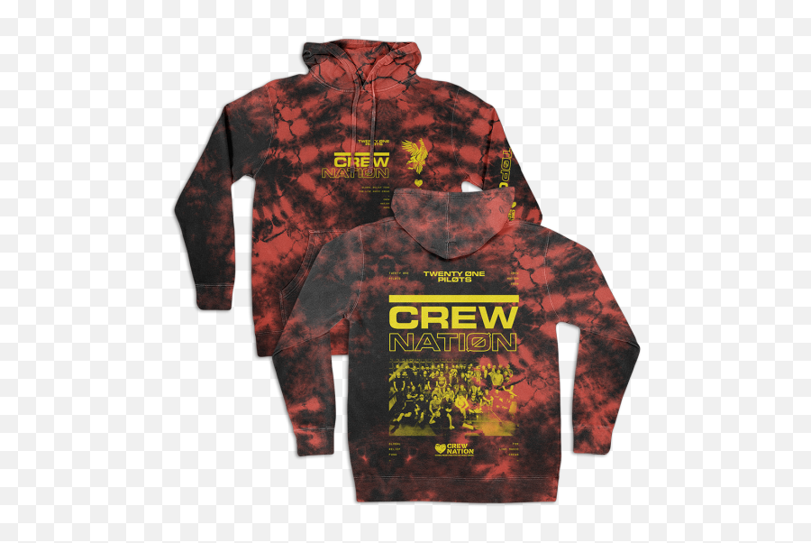 Crew Nation Hoodie Twenty One Pilots - Twenty One Pilots Crew Nation Hoodie Png,Twenty One Pilots Png