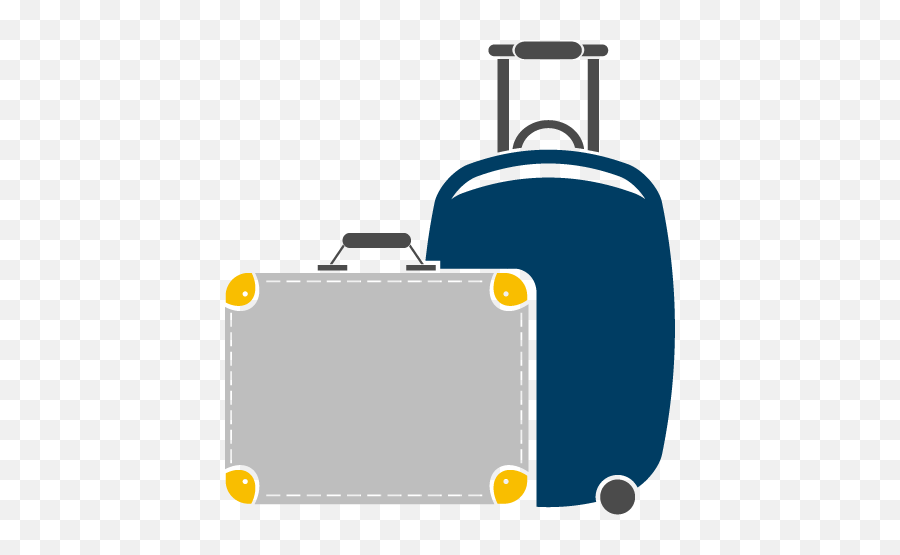 Download Png Library Free Svg Black And White - Hand Luggage Clip Art,Traveling Png