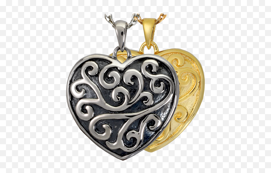 Scrollwork Filigree Heart - Locket Png,Scrollwork Png