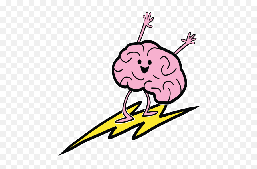 Cropped - Clip Art Png,Cartoon Brain Png