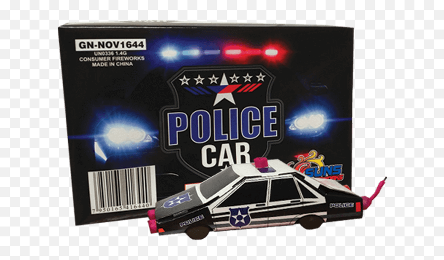 Police Car - Sky King Fireworks Police Car Png,Police Car Transparent