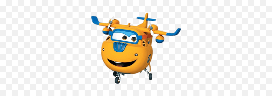 Donnie The Seaplane Transparent Png - Stickpng Donnie Super Wings Png,Cartoon Wings Png
