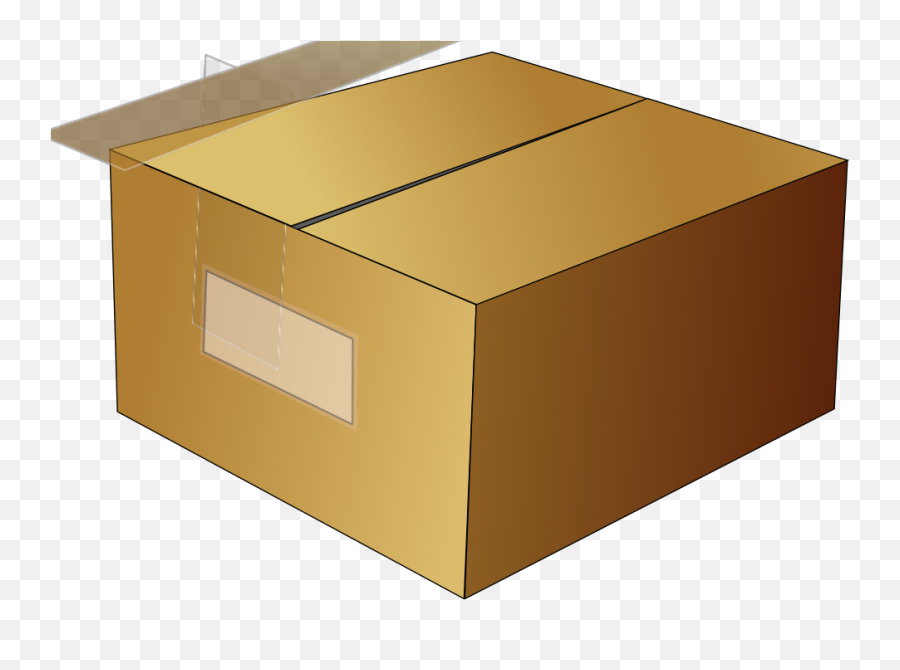 Closed Carton Box Png Svg Clip Art For Web - Download Clip Cardboard Box,Cardboard Box Png