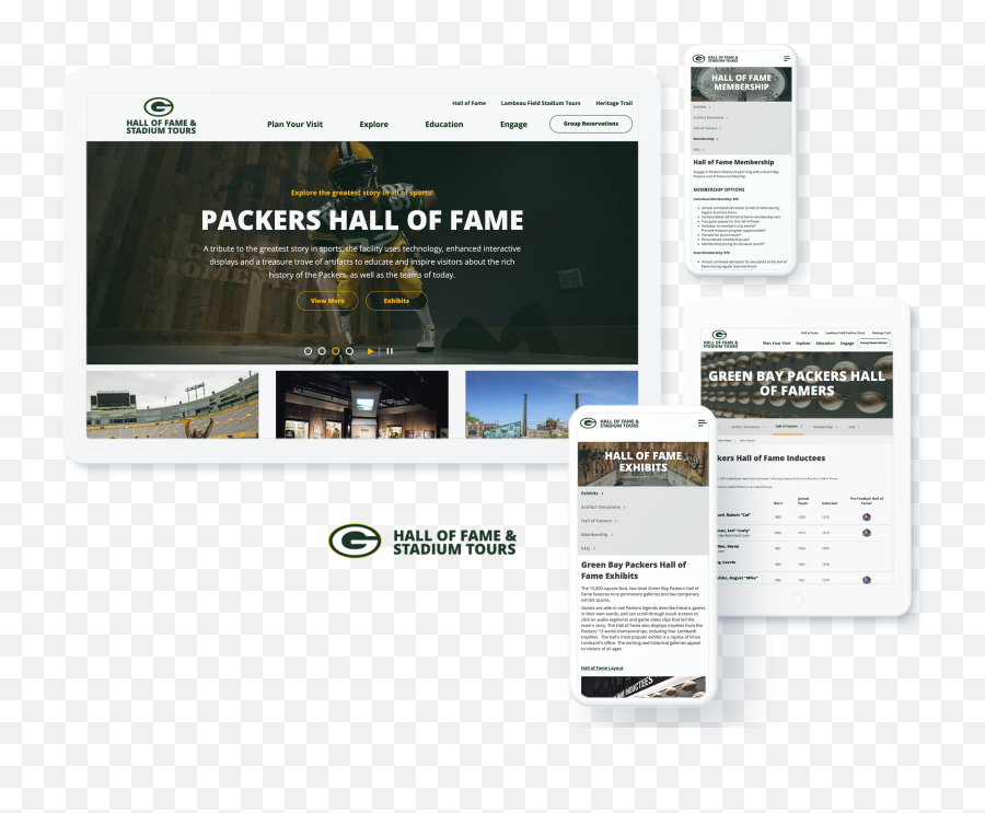 Website Design And Development For Green Bay Packers - Vertical Png,Packers Png