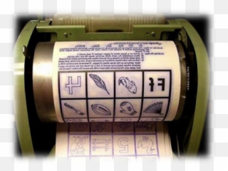 A Paper Grocery Bag Typewriter And - Ditto Machine Png,Ditto Png