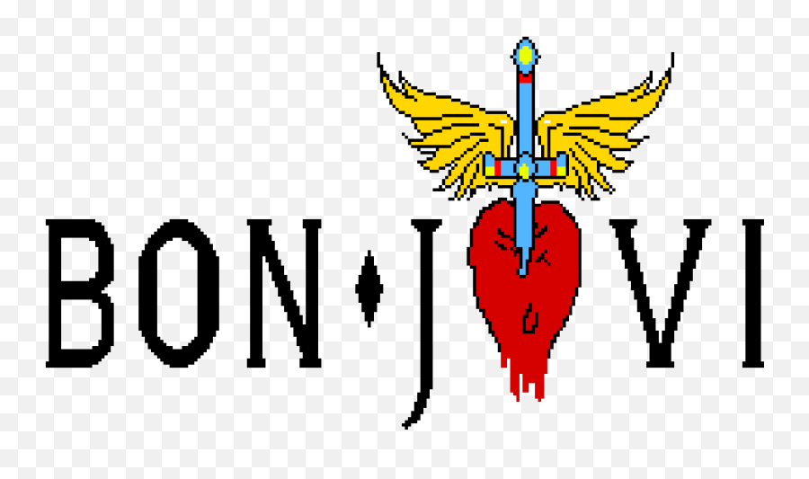 Pixilart - Bon Jovi Pixel Art Png,Bon Jovi Logo