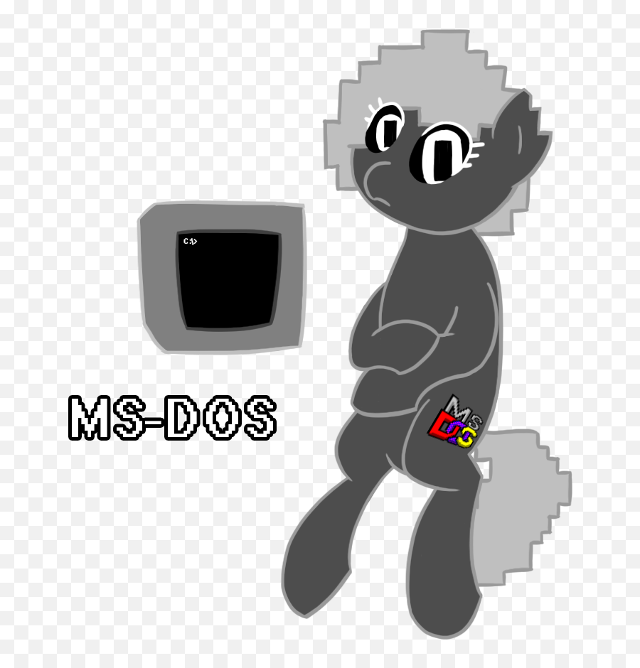 Expression2 Computer Fictional Character Png Ms - dos Logo