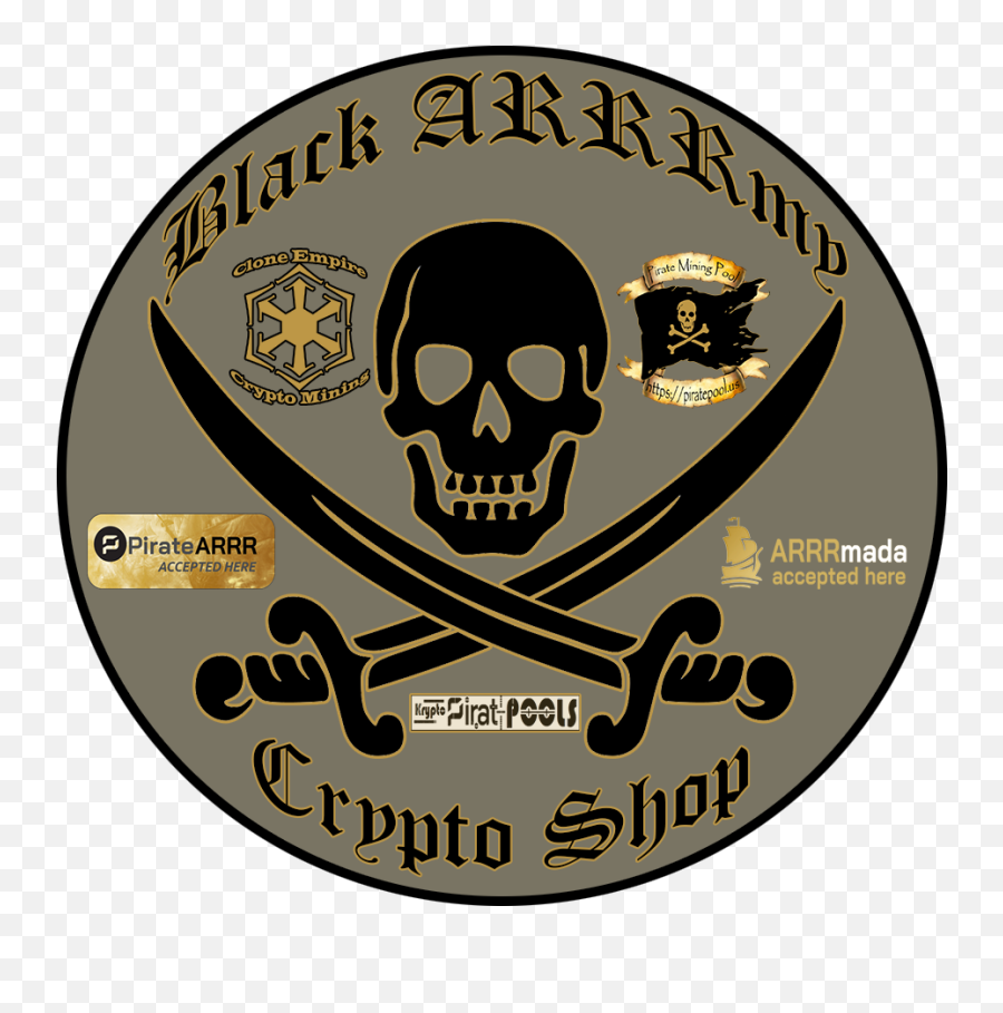 Pirate U2013 Black Arrrmy Crypto Shop - Red Pirate Png,Pirate Ship Logo