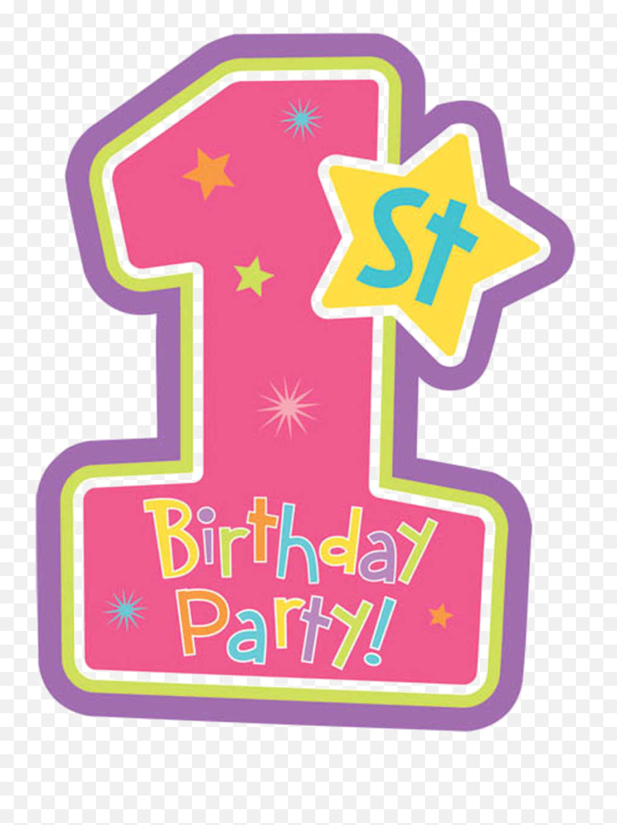 Number One Birthday Png 5 Image - Happy 1st Birthday Png,Number One Png