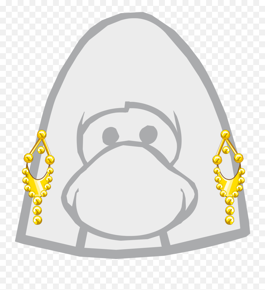 Earrings - Up Sweep Club Penguin Transparent Png Original Club Penguin Wig Hair,Club Penguin Transparent