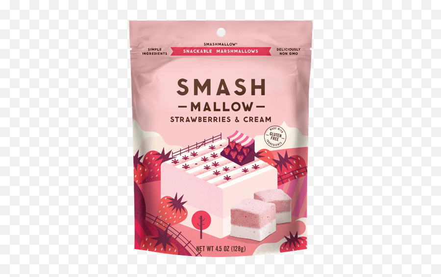 Smashmallow - Smashmallow Strawberry Png,Marshmallows Png