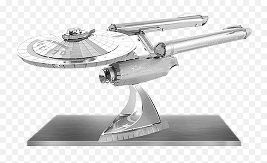 Download Uss Enterprise Ncc - 1701 Star Trek Metal Earth Metal Enterprise Metalico Png,Uss Enterprise Png