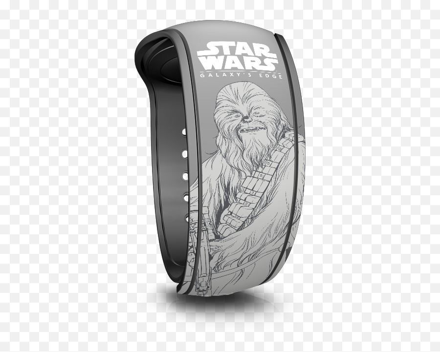 Exclusive Chewbacca Star Wars Galaxyu0027s Edge Magicband Is - Steamboat Willie Magic Band Png,Chewbacca Transparent