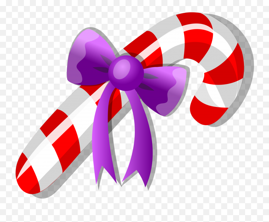 Candy Cane Illustration Free Stock Photo - Public Domain Bow Png,Candy Cane Transparent