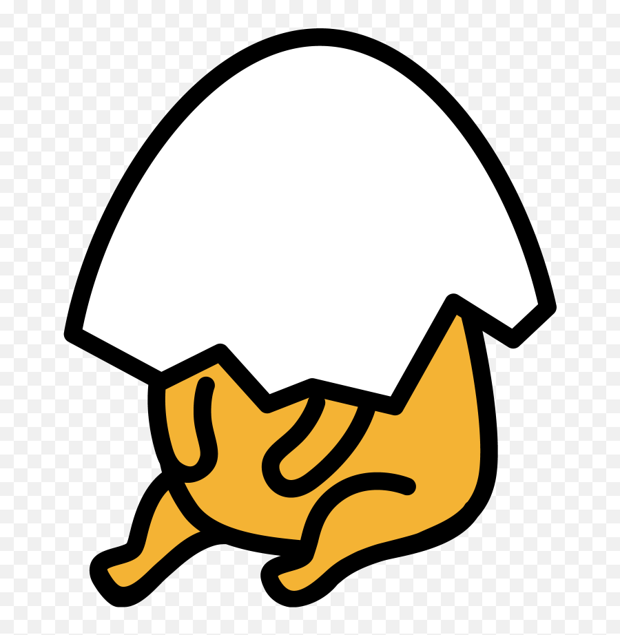 Gudetama - Gudetama Egg Shell Png,Gudetama Transparent
