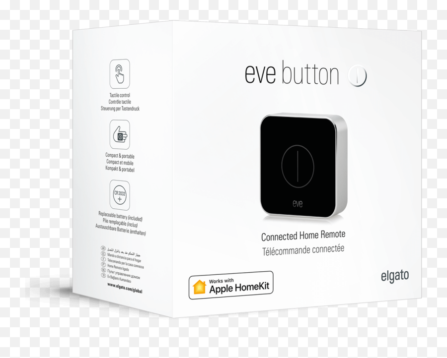 Download Hd Elgato Eve Button Connected Home Remote - Portable Png,Elgato Png