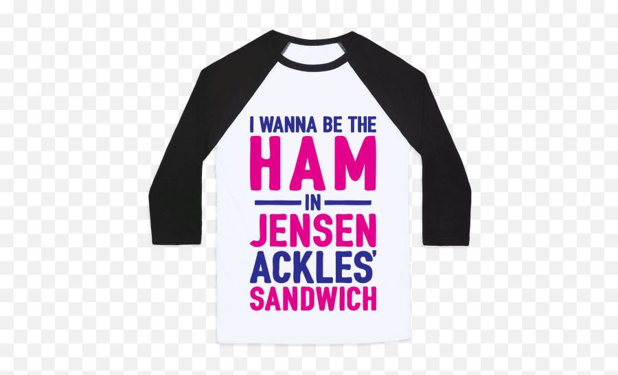 Supernatural Baseball Tees Lookhuman - Long Sleeve Png,Jensen Ackles Png