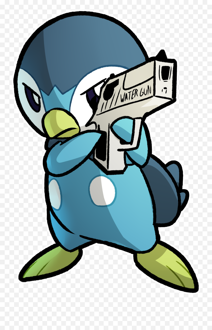 Piplup Using Water Gun If Op Will Not - Piplup Png,Piplup Png