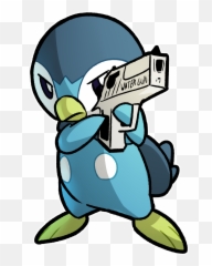Piplup Using Water Gun If Op Will Not - Piplup Png,Piplup Png