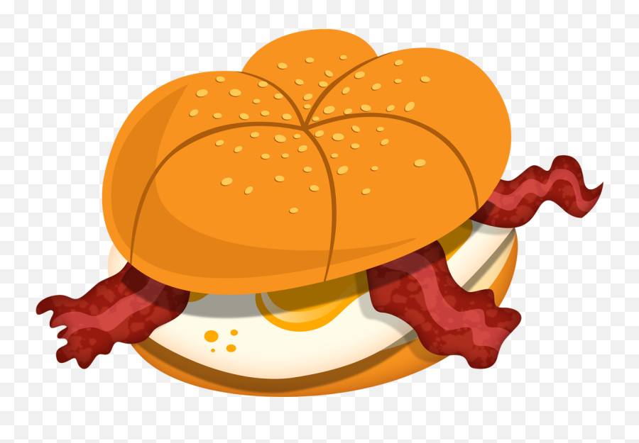 Emoji Clipart Food - Bacon And Egg Roll Clipart Png,Food Emoji Transparent
