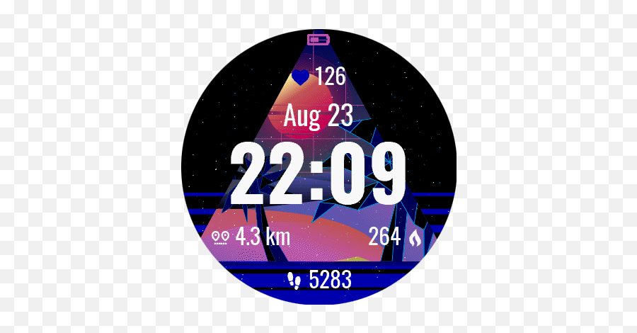 Retro Pyramid Garmin Connect Iq - Dot Png,80s Icon